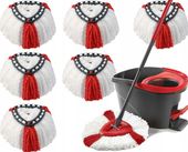 6x WKŁADY DO MOPA OBROTOWEGO MOP ZAMIENNIK VILEDA TURBO WKŁAD MEGA