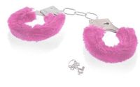Najtańsze Metalowe Kajdanki Z Różowym Futerkiem - Fur Love Cuffs