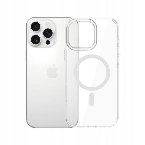 Nieżółknące etui MagSafe na tył do iPhone 16 Pro Max 3mk EverClear Mag Case na Arena.pl