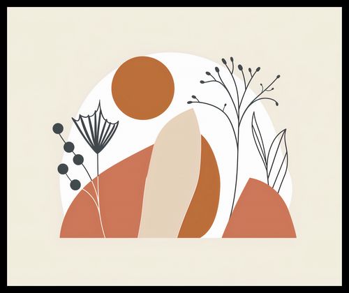 Plakat 60x50cm Organiczny Splot na Arena.pl