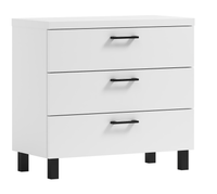 Komoda Nela 60 z 3 szufladami blat 32 biała (W2)