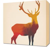 Obraz 40x40cm Światło Leśnego Monarchy