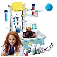 MAŁY CHEMIK LABORATORIUM NAUKOWE DUŻY ZESTAW EDUKACYJNY DUŻO EKSPERYMENTÓW