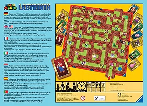 Gra Planszowa Labyrinth Super Mario Ravensburger Labirynt zdjęcie 13