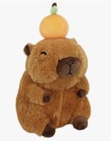 maskotka kapibara z pomarańczą 55cm 6703