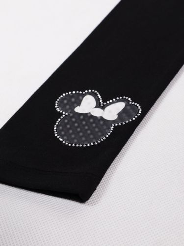 Legginsy dziewczęce getry długie z aplikacją 3D myszka 110-116 YOCLUB na Arena.pl