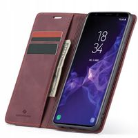 ELEGANCKIE ETUI Z KLAPKĄ SPACECASE WALLET SKÓRZANE CASE DO GALAXY S9+