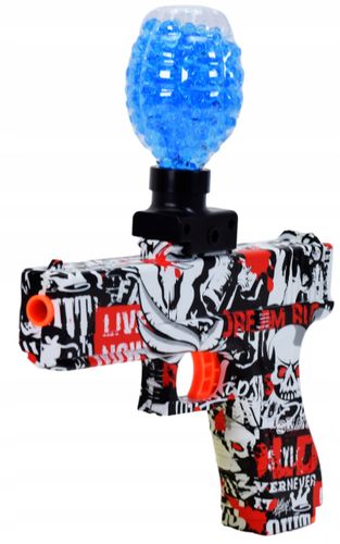 PISTOLET KARABIN NA KULKI WODNO ŻELOWE AUTOMATYCZNY ZESTAW AUTOMAT GLOCK na Arena.pl