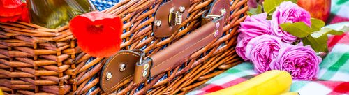 Kosz piknikowy koszyk wiklinowy na Arena.pl