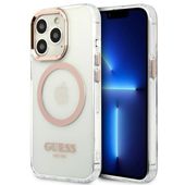 Guess GUHMP13XHTRMD iPhone 13 Pro Max 6,7" złoty/gold hard case Metal