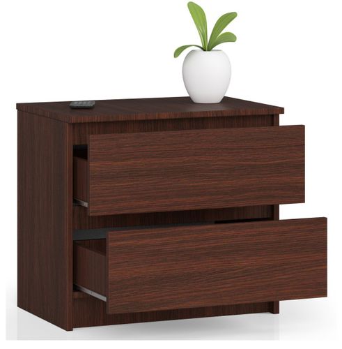 SZAFKA NOCNA K 60 cm 2 SZUFLADY WENGE na Arena.pl