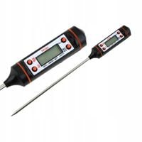 TERMOMETR SPOŻYWCZY CUKIERNICZY KUCHENNY ELEKTRONICZNY Z SONDĄ + BATERIE
