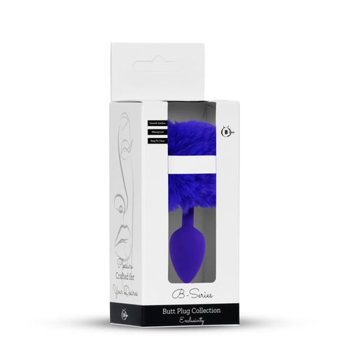 Plug-Jewellery Silicon Plug - Bunny Tail - Purple na Arena.pl