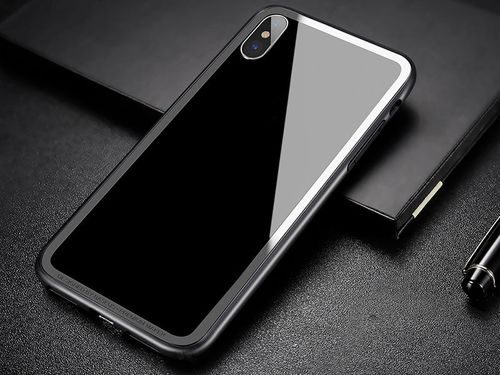 Etui Baseus bumper slim case Apple iPhone X czarne na Arena.pl