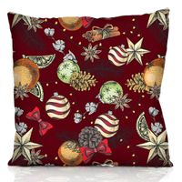 Poszewka Welurowa 45X45 Świąteczna 21158