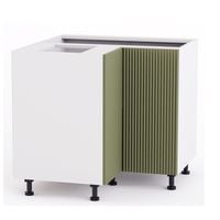 AUSTIN KU-DN90 Szafka 90 cm dolna narożna fronty MDF frezowane pionowo