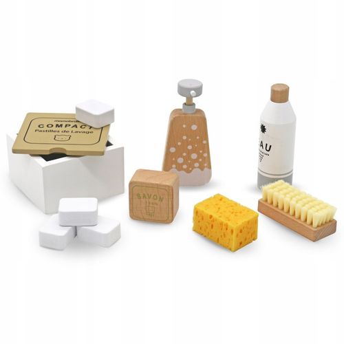 Zabawka Edukacyjna DREWNIANY Zestaw do SPRZĄTANIA DLA DZIECI - 10 ELEMENTÓW na Arena.pl