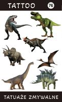 Tatuaże zmywalne Dinozaury