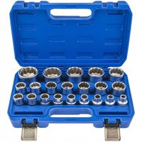 NASADKI SPLINE 12 KĄT ZESTAW NASADEK 1/2 8-36 21EL