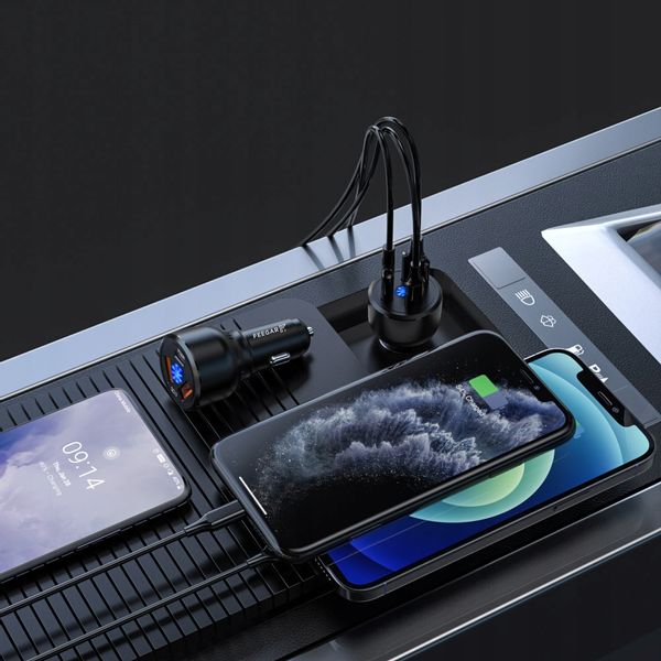 Feegar Ładowarka Samochodowa Usb 66W Iphone Huawei zdjęcie 13