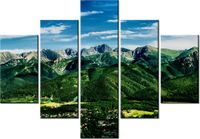 100 70CM 5 ELEM OBRAZ DOLINA TATRACH DRUK