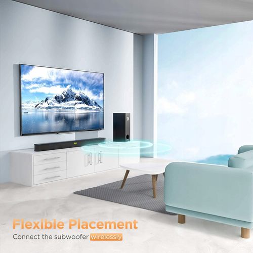 Soundbar Bomaker NJORD I 2.1 150 W Bluetooth Optical AUX, USB, czarny HIT ! na Arena.pl