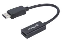 KABEL ADAPTER MANHATTAN  DISPLAYPORT NA HDMI M/F 15CM FULL HD  151634