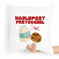 Poduszka Dla Przyjaciela Najlepszy Przyjaciel Z Nadrukiem Ze Zdjęciem