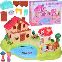 MAGNETYCZNY INTERAKTYWNY DOMEK Z RUCHOMYMI ELEMENTAMI