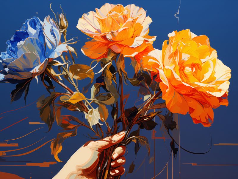 Plakat 40x30cm Żywy Uścisk zdjęcie 1