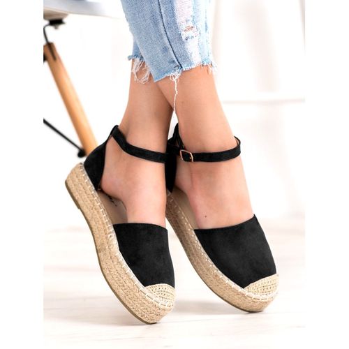 Czarne Espadryle Na Platformie r.37 na Arena.pl