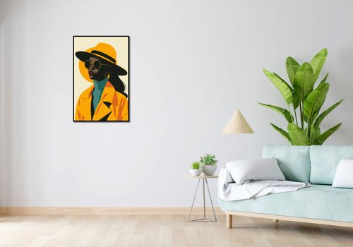 Plakat 53x81cm Żółta Stylowość na Arena.pl