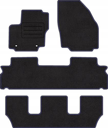 DYWANIKI DO FORD S-MAX MK1 OWALNE NIEBIESKI na Arena.pl