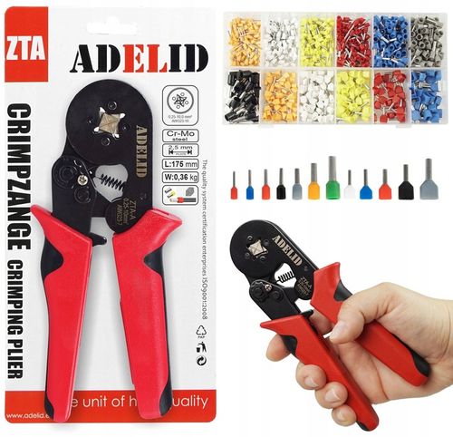 ZACISKARKA PRASKA KABLI TULEJEK KOŃCÓWEK 0,25-10 na Arena.pl