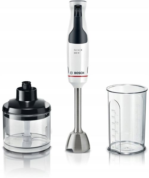 Blender ręczny Bosch MSM4W220 ErgoMaster 600W Rozdrabniacz Kubek z miarką zdjęcie 2