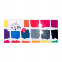 Zestaw 10 szt farb GWASZY Royal Talens Designer Gouache słoiczki 10x16ml