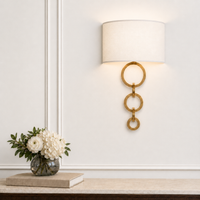 Kinkiet Berella Light Teba GD/WH BL5460