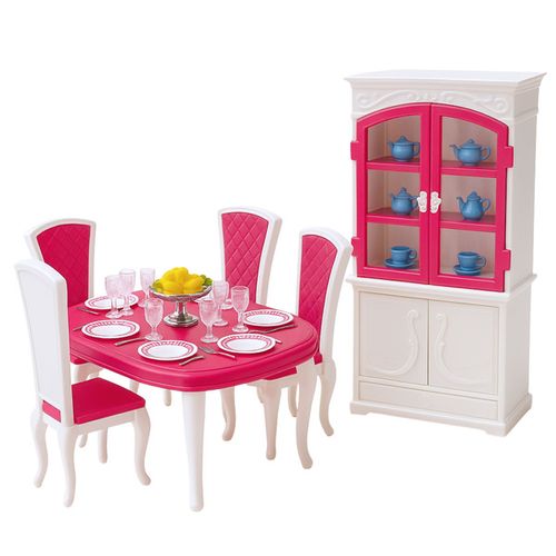 ELEGANCKI ZESTAW JADALNY DLA LALEK AKCESORIA na Arena.pl