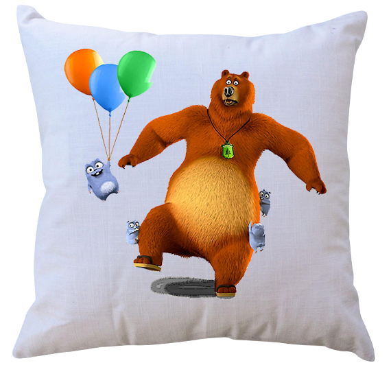 Poduszka Grizzy i Lemingi zdjęcie 1