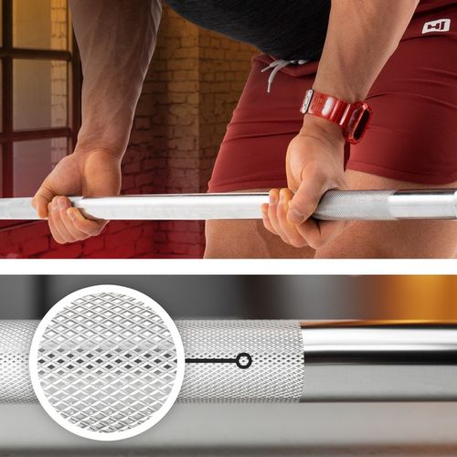 Gryf prosty 150cm stalowy pełny odlew 30mm do obciążeń sztangi zaciski na Arena.pl