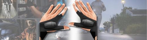 RĘKAWICZKI LED USB RĘKAWICZKI Z LATARKĄ LED ŚWIECĄCE RĘKAWICE ładowane USB na Arena.pl