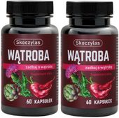 SKOCZYLAS Wątroba OSTROPEST PLAMISTY KARCZOCH trawienie 2x60 kapsułek