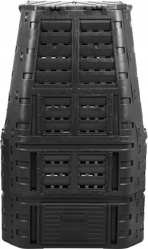 KOMPOSTOWNIK OGRODOWY 1000L CZARNY JEDNOKOMOROWY na Arena.pl