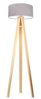 Lampa stojąca HOME 40 szara/biała/sosna