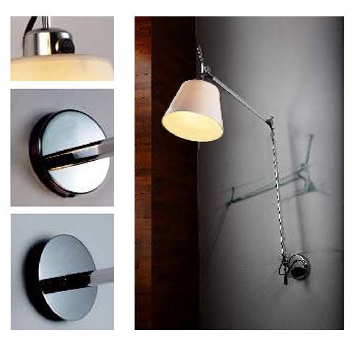 Kinkiet RAYON WALL duża biała na Arena.pl