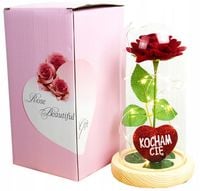 PREZENT NA WALENTYNKI DLA DZIEWCZYNY ŻONY WIECZNA RÓŻA