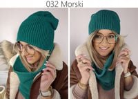 ZESTAW zimowy KOMPLET damski CZAPKA KOMIN szal TUBA CIEPŁY produkt POLSKI