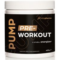 PRZEDTRENINGÓWKA PUMP PRE-WORKOUT Pompa Pobudzenie Siła Kofeina 400g