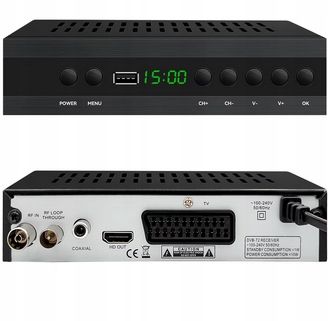 DEKODER TUNER CYFROWY TELEWIZJI NAZIEMNEJ DVB-T2 H.265 USB TIMESHIFT PVR na Arena.pl
