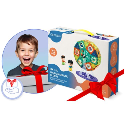 Klocki magnetyczne z karuzela RK-769 Ricokids na Arena.pl